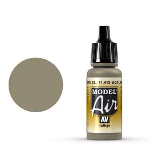 Vallejo Model Air 17Ml 71.415 Light Greyish Brown - 1