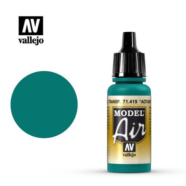 Vallejo Model Air 17Ml 71.419 Aotake Azul Transparente Blue - 1