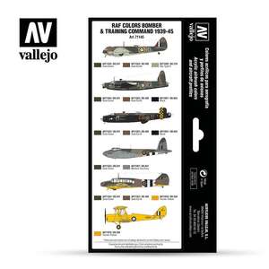 Vallejo Model Air Set:Bomber And Training Command 1939-45 71.145 - Thumbnail
