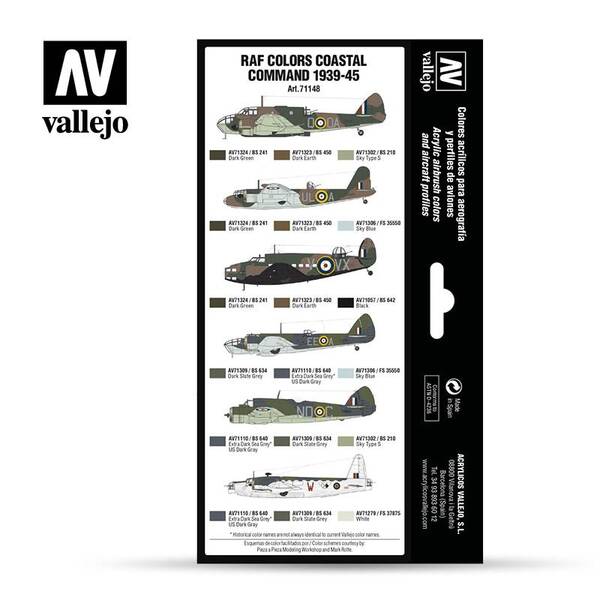 Vallejo Model Air Set: Coastal Command 1939-45 71.148 - 2