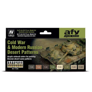 Vallejo Model Air Set:Cold War&Modern Russian Desert Patterns - Thumbnail