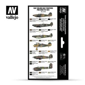 Vallejo Model Air Set:Day Fighters Pre-War To 1941 71.149 - Thumbnail