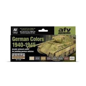 Vallejo Model Air Set:German Colors 1940-1945 (8) 71.206 - Thumbnail