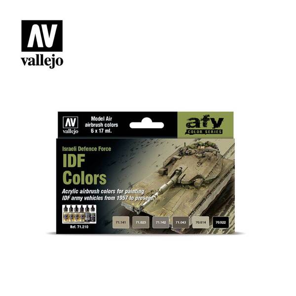 Vallejo Model Air Set:IDF Colors(6)