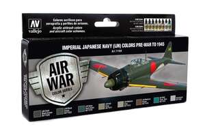 Vallejo Model Air Set:Imperial Japanese Navy (IJNN) Colors 71.169 - Vallejo