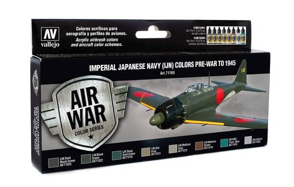Vallejo Model Air Set:Imperial Japanese Navy (IJNN) Colors 71.169 - 1