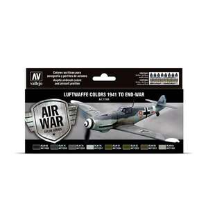 Vallejo Model Air Set:Luftwaffe Colors 1941 To End-War 71.166 - Thumbnail