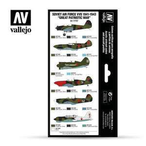 Vallejo Model Air Set:Soviet Air Force VVS 1941-1943 Great Patriotic War 71.197 - Thumbnail