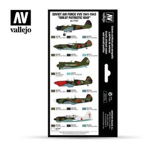 Vallejo Model Air Set:Soviet Air Force VVS 1941-1943 Great Patriotic War 71.197 - 2