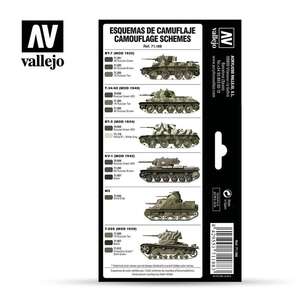 Vallejo Model Air Set: Soviet WWII Camo Colors (8) 71.188 - 2