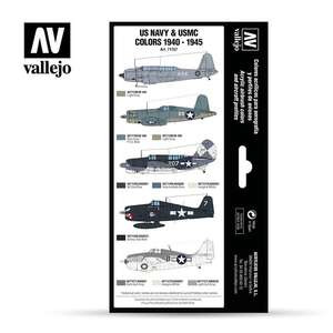 Vallejo Model Air Set:US Navy&Usmc Colors 1940-1945 - Thumbnail