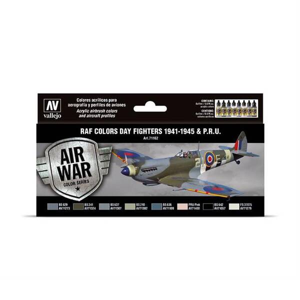 Vallejo Model Air Set:WWII Raf Day European (8) 71.162