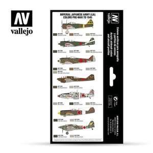 Vallejo Model Air Set:Imperial Japanese Army (IJA) Colors Pre-War To 1945 (8) 71.152 - Thumbnail