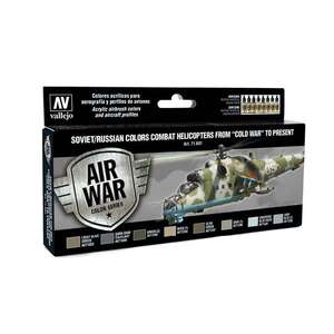 Vallejo - Vallejo Model Air Set:Soviet/Russian Colors Combat Helicopters From 