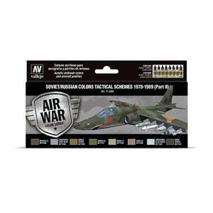 Vallejo Model Air Set:Soviet/Russian Colors Tactical Schemes 1978-1989 (Part II) 71.608 - Vallejo