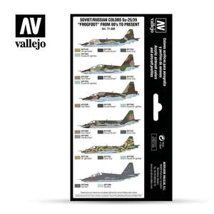 Vallejo Model Air Set:Soviet/Russian Colors SU-25/39 