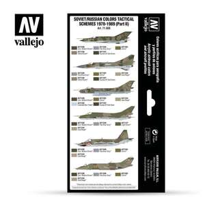 Vallejo Model Air Set:Soviet/Russian Colors Tactical Schemes 1978-1989 (Part II) 71.608 - Thumbnail