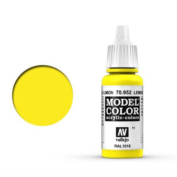 Vallejo Model Color 17Ml 011-70.952 Lemon Yellow