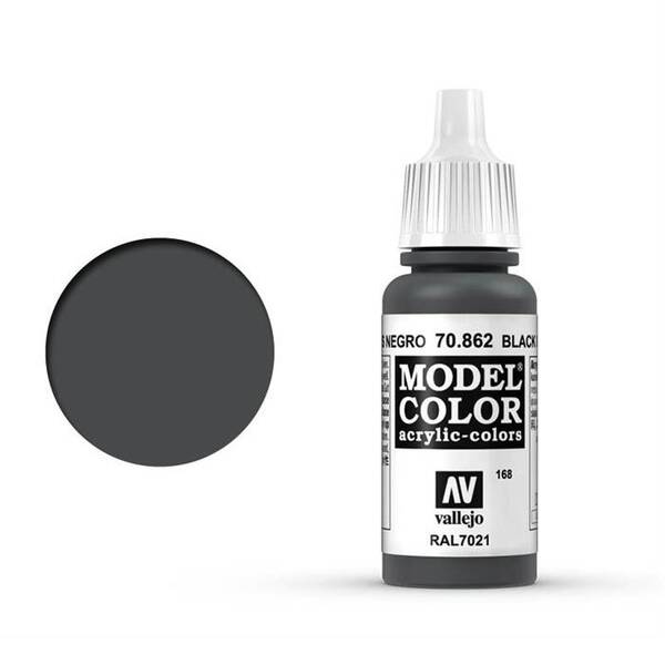 Vallejo Model Color 17Ml 168-70.862 Black Grey