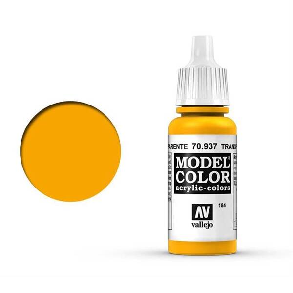 Vallejo Model Color 17Ml 184-70.937 Transparent Yellow