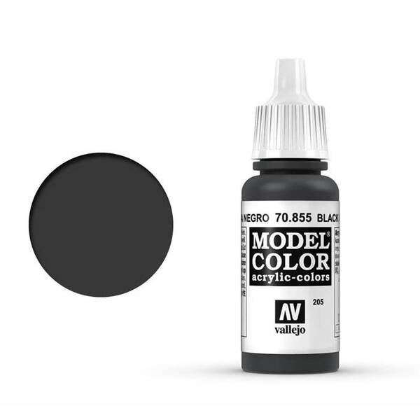 Vallejo Model Color 17Ml 205-70.855 Black Glaze