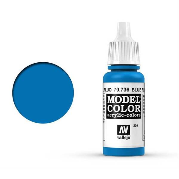 Vallejo Model Color 17Ml 209-70.736 Blue Fluorescent