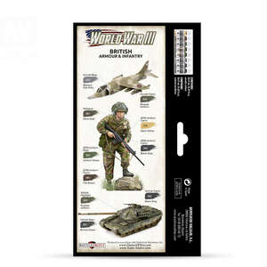 Vallejo Model Color Set: WWIII British Armour & Infantry (8) 70.222 - Thumbnail