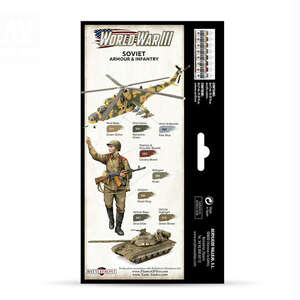 Vallejo Model Color Set: WWIII Soviet Armour & Infantry (8) 70.221 - 2