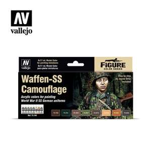 Vallejo - Vallejo Model Color Set: Waffen-SS Camouflage 70.180