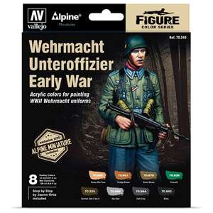 Vallejo Model Color Set: Alpine Wehrmacht Unteroffizier Early War (8) 70.246 - Thumbnail