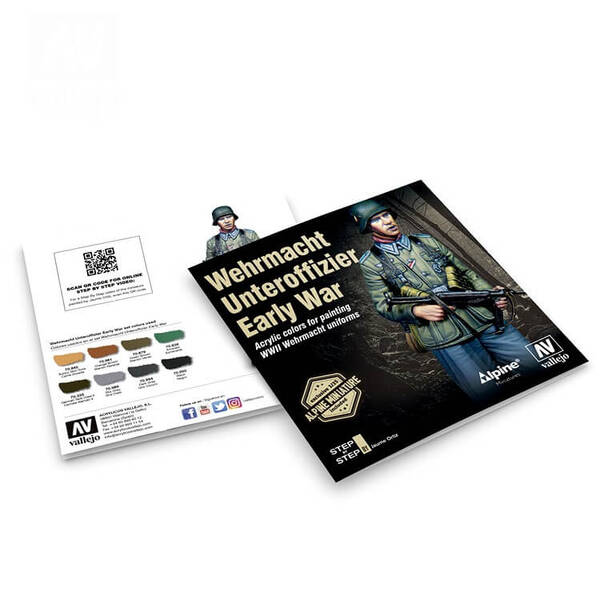 Vallejo Model Color Set: Alpine Wehrmacht Unteroffizier Early War (8) 70.246 - 3