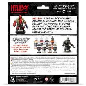 Vallejo Model Color Set: Hellboy The Board Game (8) 70.187 - 3