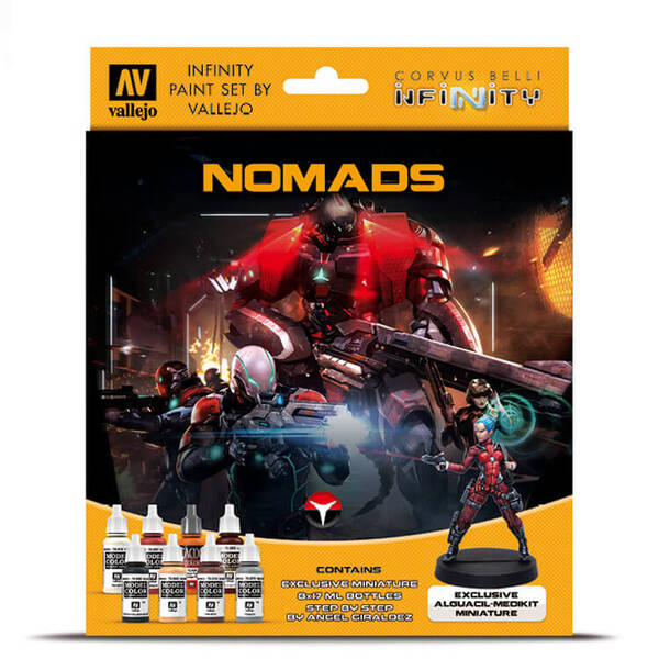 Vallejo Model & Game Color Set: Infinity Nomads (8) 70.233 - 1