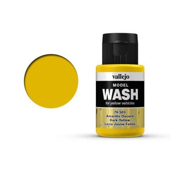 Vallejo Model Wash 35Ml 76.503 Dark Yellow - 1