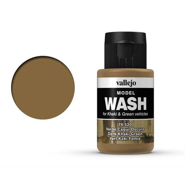 Vallejo Model Wash 35Ml 76.520 Dark Khaki Green