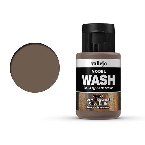 Vallejo Model Wash 35Ml 76.521 Oiled Earth - 1