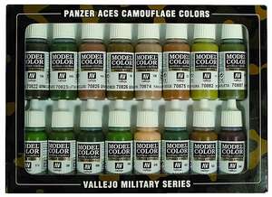 Vallejo Pancer Aces Camouflage Set (16) 70.179 - Vallejo