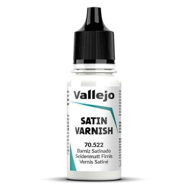 Vallejo Permanent Satin Varnish 70.522-17 Ml - 1