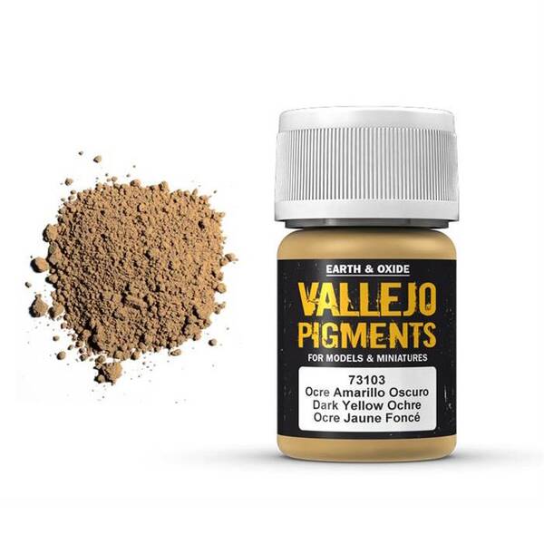 Vallejo Pigments 35Ml 73.103 Dark Yellow Ochre - 1