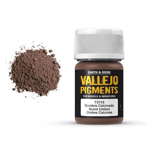 Vallejo Pigments 35Ml 73.110 Burnt Umber - 1