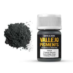 Vallejo - Vallejo Pigments 35Ml 73.114 Dark Slate Grey