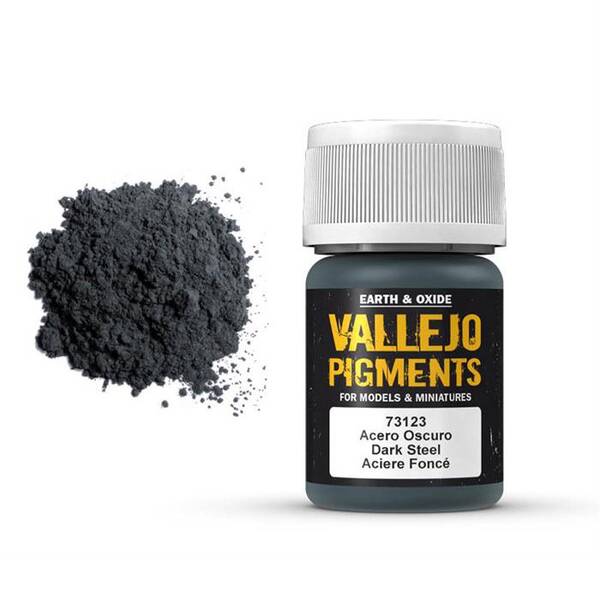 Vallejo Pigments 35Ml 73.123 Dark Steel - 1