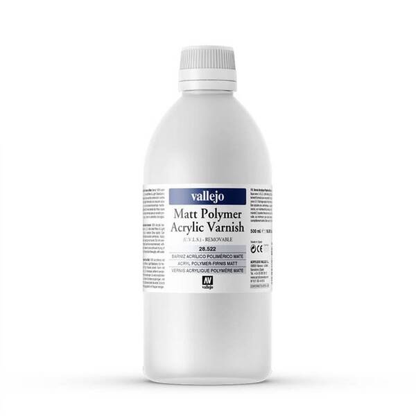Vallejo Polimer Mat Vernik 500 ML 28.522 - 1