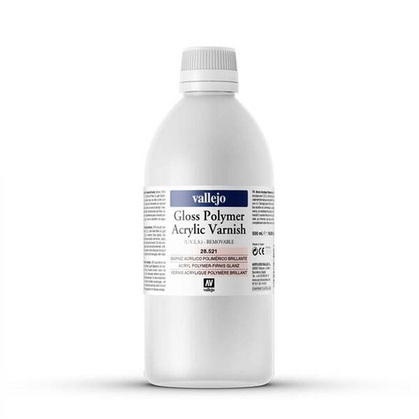 Vallejo Polimer Parlak Vernik 500 ML 28.521 - 1