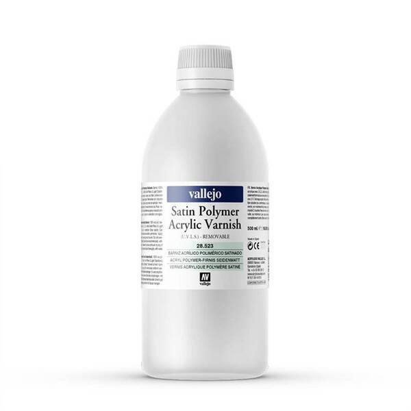 Vallejo Polimer Saten Vernik 500 ML 28.523 - 1