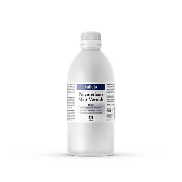 Vallejo Poliüretan Mat Vernik 500 ML 28.651 - 1