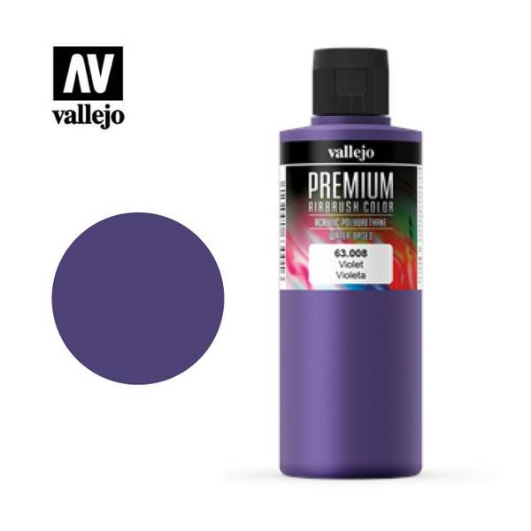 Vallejo Premium Airbrush Color 200Ml 63.008 Violet - 1