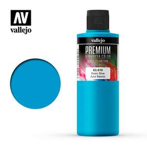 Vallejo - Vallejo Premium Airbrush Color 200Ml 63.010 Basic Blue