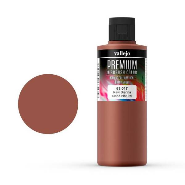 Vallejo Premium Airbrush Color 200Ml 63.017 Raw Sienna - 1