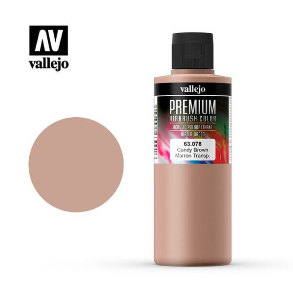 Vallejo Premium Airbrush Color 200Ml 63.078 Candy Brown